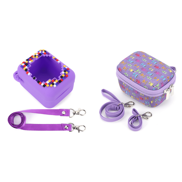 Funda de silicona para Bitzee Digital Pet Interactive Virtual Toy Púrpura