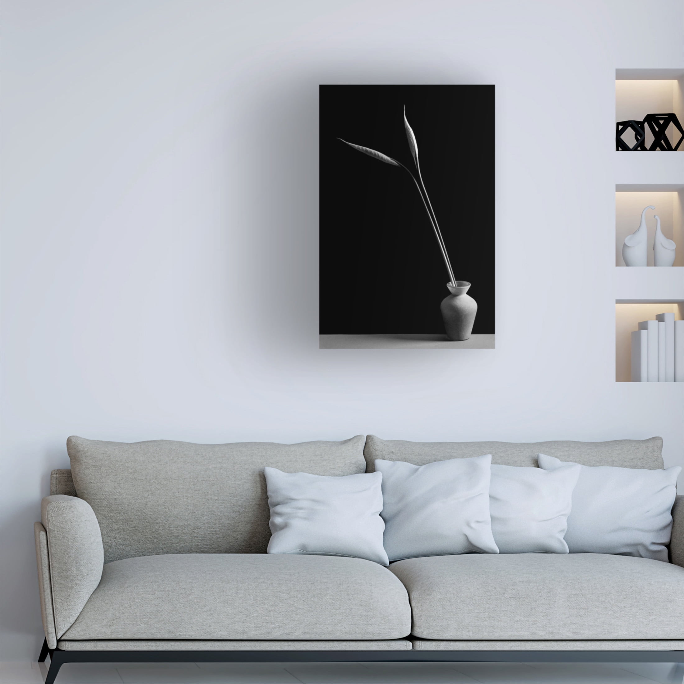 Canvas Wall Art - Kristina Oveckova 'Double' Wall Art for Living Room, Bedroom, or Office D?cor by Trademark Fine Art - 22 x 32 Inches