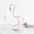 thumbnail image 3 of Kmbangi Flamingo Hydroponic Vase, Pink Wrought Iron, Glass Container, 3 of 5