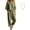 Army Green, variant on Off-Shoulder Tie Waist Cinched Waist Jumpsuit, Cinched Tie Waist with Pockets, Spring Summer Jumpsuit
