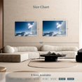 thumbnail image 4 of Elephant Stock Higher Wall Art - Horizontal Canvas Wall Art - Living Room Wall Decor - Sports Canvas - White And Blue Decor By Tristan Shu - 51" x 34", 4 of 8