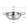 thumbnail image 2 of ACDANC 2026 New Mini Chef'S Classic Stainless Steel Everyday Pan Cookware - Inner Diameter 18Cm for Kitchen, Stove, Camping, Home Cooking (Silver), 2 of 7