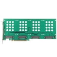 thumbnail image 3 of M.2 Expansion Card, Expansion Mini Easy To Install Portable Drive Free X16 Disk Array Extension  For 2.5in U.2 NVMe SSD-SFF-8639 PCIe Adapter, 3 of 8