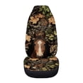 thumbnail image 3 of Uourmeti Horse Camo Leaves Print Car Seat Protector Fade Resistant Car Seat Cover Anti-Aging Anti-Scratch 1 pcs Compatible with Auto Suv, 3 of 6