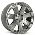 thumbnail image 2 of New OEM Replacement Wheel Rim for 1999-2023 Chevrolet Silverado 1500 22x9 inch Aluminum Silver 285/45R22, 2 of 5