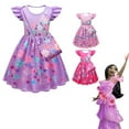 thumbnail image 4 of Encanto Mirabel Isabella Costume Robe - Filles Enfants Famille Madrigal Costumes d'Halloween Cosplay, 4 of 4