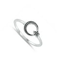 thumbnail image 4 of Bali Moon Star Wholesale Ring .925 Sterling Silver Band Jewelry Female Male Unisex Size 7, 4 of 4