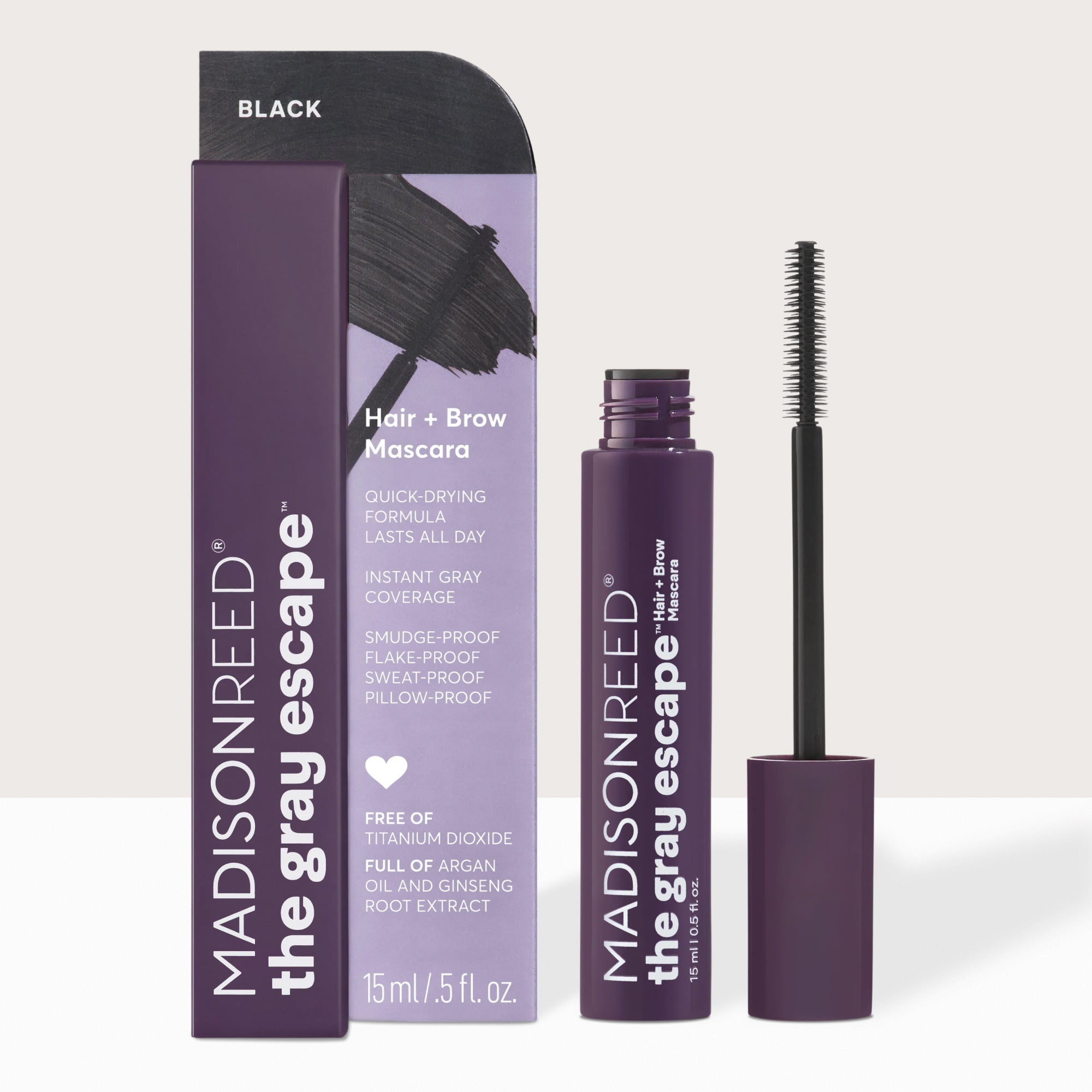 Madison Reed The Gray Escape, Hair & Brow Mascara, Black