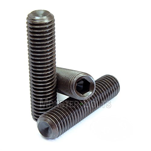 45H Steel Socket Set Screws Cup Point M2 x 5mm Black Oxide 
