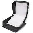 thumbnail image 4 of 520disc Heavy Duty Cd Dvd Estuche para bolsa de almacenamiento Discos de material cuero Pu Soporte para DVD Negro 520pieces, 4 of 5