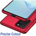 thumbnail image 5 of Case for Samsung Galaxy S10 Lite/ A91 Phone Case Protective Slim [Defend from Scratch/Slip/Drop/Fingerprint] Matte PC Hard Minimalistic Cover for Samsung Galaxy S10 Lite/ A91-Red, 5 of 12