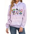 thumbnail image 3 of Moonsky Sudadera con capucha de moda para mujer de la cantante pop Dem/0n HUNTR/X con jersey corto, suave y cómoda, top de manga larga para uso informal en primavera, otoño e invierno. XL, 3 of 4