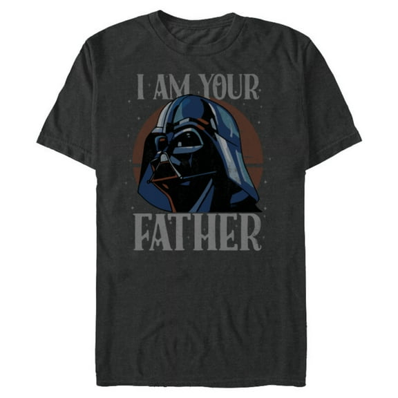 Star Wars Darth Vader I Am Your Father Retro - Short Sleeve Blended T-Shirt for Adults - Customized-Dark Heather