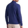 thumbnail image 5 of GENTS BLISS Long Sleeve Men Sweaters Zipper Pullover Knitted Sweaters for Men Twist Textured Collar Men Sweaters, 5 of 9