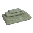 3 Piece Towel Set in Sage Tea