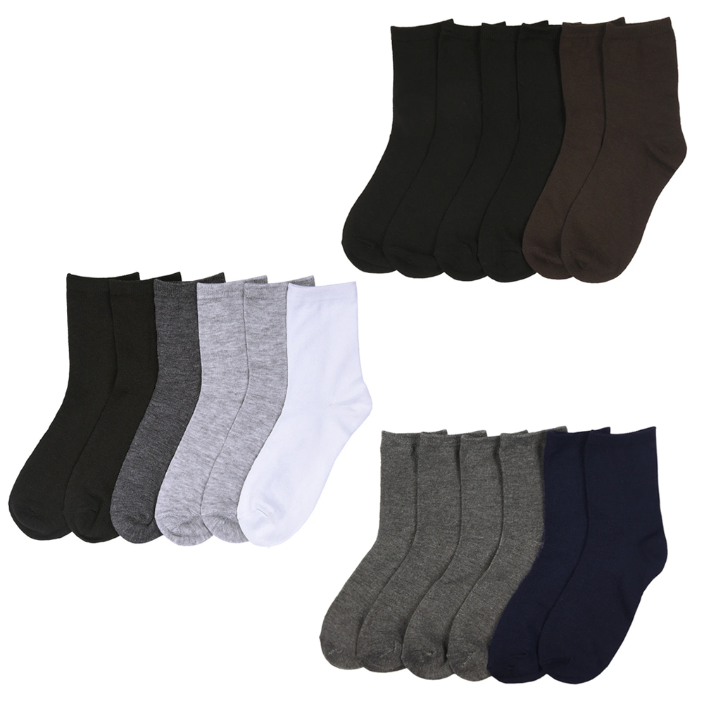 All Top Bargains 6 Pairs Boys Socks Crew Wholesale Casual Size 4-6 4T 5T Lot Little Kids Fashion - image 3 of 3