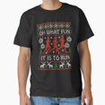 thumbnail image 1 of Oh What Fun It Is To Run Christmas Gift For Runners Sport Unisex T-Shirt, up to size 3XL., 1 of 4