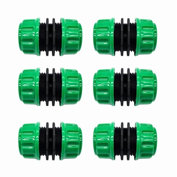 6Pcs Hose Repair Connector Extender for Join 1/2 Inch Garden Hose Pipe Quick Repair Connection Garden Hose Joiner
