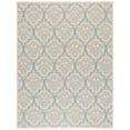 thumbnail image 4 of SAFAVIEH Beach House Lennox Damask Indoor/Outdoor Area Rug Aqua/Cream, 5'3" x 7'6", 4 of 10