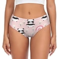 thumbnail image 1 of Balery Cute Cartoon Panda Ropa Interior de Algodón para Mujer con Dibujo – Braguitas Cómodas y Elásticas, Estilo Clásico-Large, 1 of 6