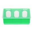 thumbnail image 1 of Comedero para palomas, bebedero, caja colgante para comida de pájaros, para periquitos verde, 1 of 9