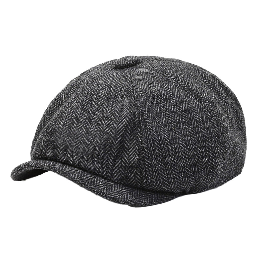 Flat Cap Baker Father Brim Men Berets Portable Outdoor Casual
