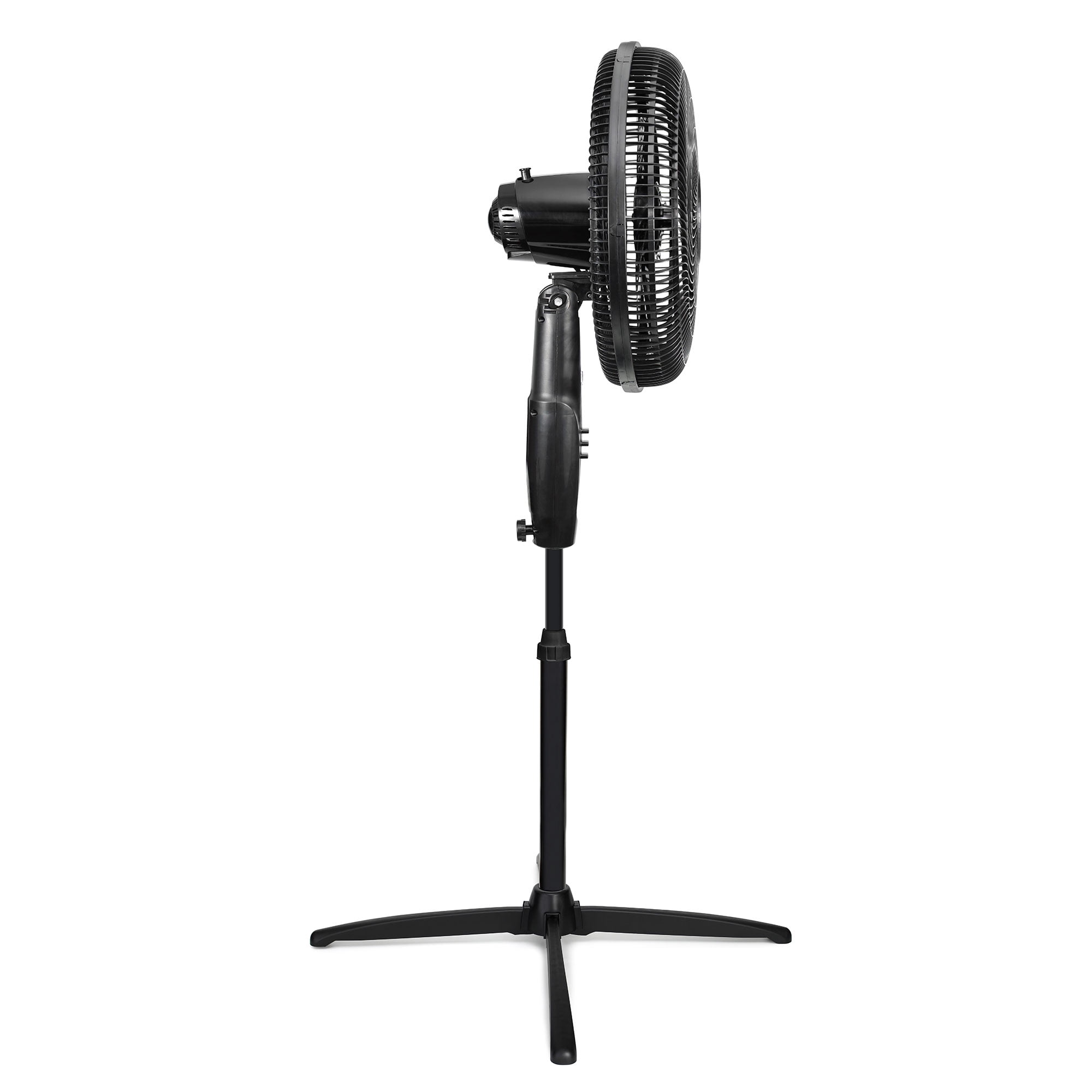 Practika 16” Pedestal Fan, Quiet Oscillating Standing Fan for Bedroom & Living Room, 3 Speeds, Adjustable Height, Easy Assembly