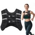 thumbnail image 1 of Chaleco pesado Ragebby para hombre y mujer de 5,4 kg con banda reflectante, 1 of 8