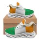 thumbnail image 1 of Zapatillas de deporte con diseño "I Love India" para mujer, cómodas, con cordones, antideslizantes, para caminar al aire libre, informales, de verano, a la moda,, 1 of 6