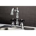 thumbnail image 2 of Kingston Brass KB1491PKX Duchess Two-Handle 2-Hole Deck Mount Bar Faucet in Polished Chrome, 2 of 7