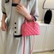 thumbnail image 2 of Bolso de mano para mujer, Bolso de cuero PU, Bolso de mano elegante Simple, bandolera (rosa), 2 of 6