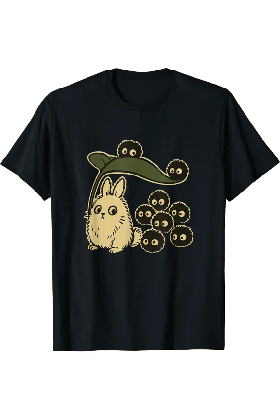 Funny Rabbit and Soot Balls Parade Japan for Men Women Kid T-Shirt