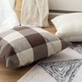thumbnail image 4 of Miulee Juego De 2 Fundas De Almohada Clásicas De Cuadros De Búfalo De Poliéster Y Lino Suave Y Sólido, Decorativas, Cuadradas, Para Decoración Del Hogar, Funda De Cojín Al Aire Libre Para Sofá Dormito, 4 of 5