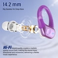 thumbnail image 3 of Auriculares inalámbricos Qecnato Bluetooth 5.4 75H Stereo IP7 Morado Oscuro, 3 of 7