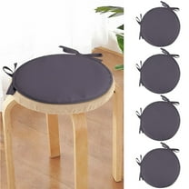 4* Round Dining Chair Cushions Round Garden Chair Pads Seat Cushion for Outdoor Bistros Stool Patio Dining Room Cushion