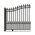 thumbnail image 4 of ALEKO Garden Yard Steel Single Sliding 12' Gate St. Louis Style with Gate Opener, 4 of 14