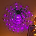 thumbnail image 2 of XMMSWDLA Spider Webs Halloween Decorations Lights,92 LED Light Up,Spiderweb with Remote Control, Spider,Halloween Decor for Outdoor, 2 of 9