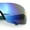 Green - Blue Mirror, variant on Rimless Shield Wrap Around Y2K Super Sleek Plastic Arm Sunglasses All Pink