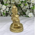 thumbnail image 4 of Baby Krishna Statue Lord Krishna Figurine Brass Krishna Idol Hindu God Statue Laddu Gopal Murti Bal Gopal Krishna Idol Indian Home Decor God of Love Small Krishna Murti Temple Decor - AtoZ India Cart, 4 of 5
