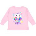 thumbnail image 3 of Inktastic Cute Gumball Machine and Bubbles Boys or Girls Long Sleeve Toddler T-Shirt, 3 of 5