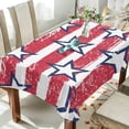 thumbnail image 4 of Coolnut Independence Day Rectangle Tablecloth Spill-Proof Polyester Table Cloth Table Cover for Kitchen Dining Picnic Holiday Party Decoration,60"x108", 4 of 7