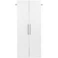 thumbnail image 2 of Prepac HangUps 3 Piece 90" Large Wall Mounted Garage Cabinet Set in White, 2 of 7