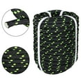 thumbnail image 4 of LABLT 1/2"x200' Double Braid Polyester Rope Nylon Pulling Rope Arborist Rigging Multipurpose Bull Rigging Black, 4 of 6