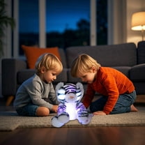 OKKVV LED Luminous Plush Toy – Colored Light Animal Pillow, Soft Cuddly 7.9 Inch Glow Toy for Kids, Interactive Plush, Luminous Pillow without Battery