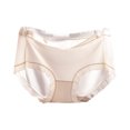 thumbnail image 2 of uublik Womens Cheeky Panties Yellow Mid Rise Briefs Soft Strench Breathable Ladies Underwear, 2 of 3