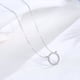 thumbnail image 3 of Collar con colgante de cadena 16 con circonita cúbica y 2 extensores para mujer, 3 of 5
