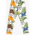 thumbnail image 2 of Koton Dinosaur Sweatpants with Pocket Tie Waist Drape, EU 6 - 9 Months Size in Ecru for Boys, 2 of 3