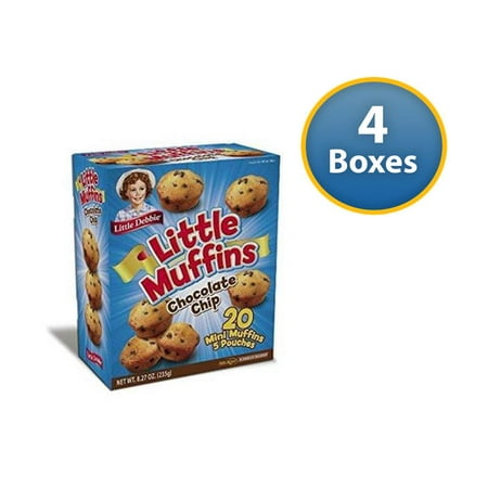 Little Debbie Little Chocolate Chip Muffins 8.27 Oz (4