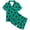 Green, variant on Halloween Pajamas Kids Size 6-7 Years Halloween Loungewear Short Sleeve Top and Shorts Cozy Set Boys Pjs Brick Red