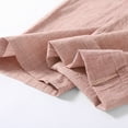 thumbnail image 5 of Women's Pajama Bottoms, Skin-Friendly Modal Cotton Blend, Tie Waist Storage Pockets, Solid Long Lounge Pants, All Season Everyday Indoor | TruHer,Orange XL, 5 of 7
